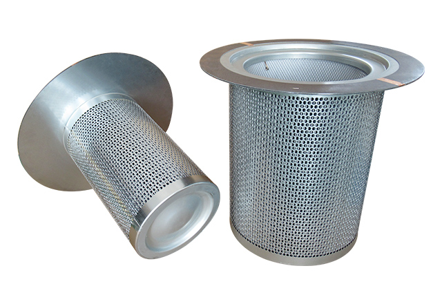 Oil gas separation filter